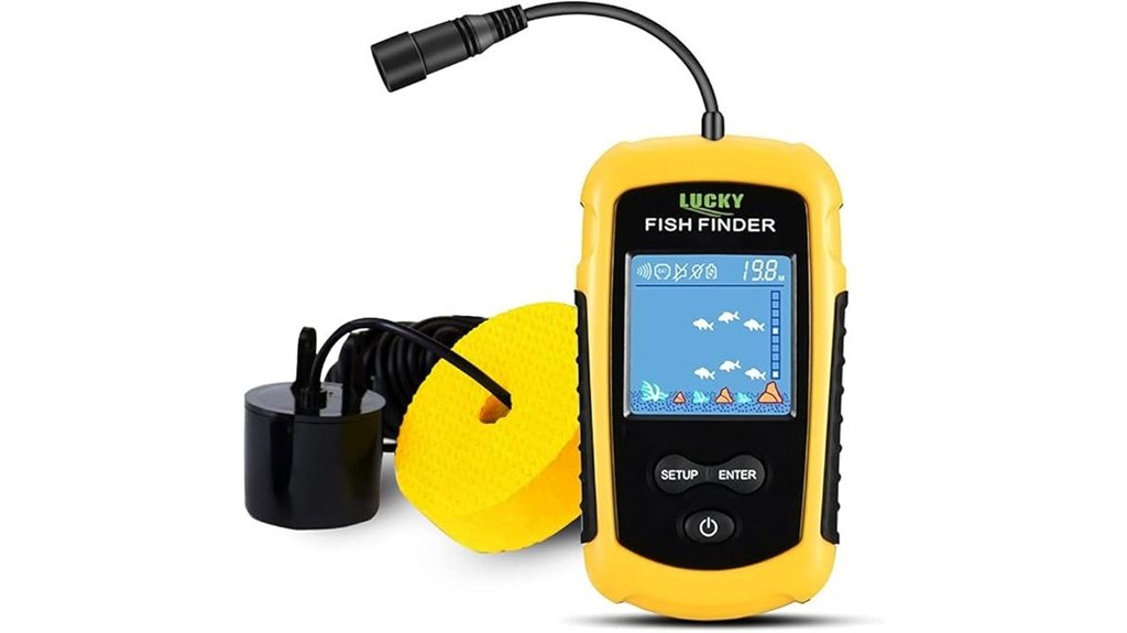portable underwater fishing device