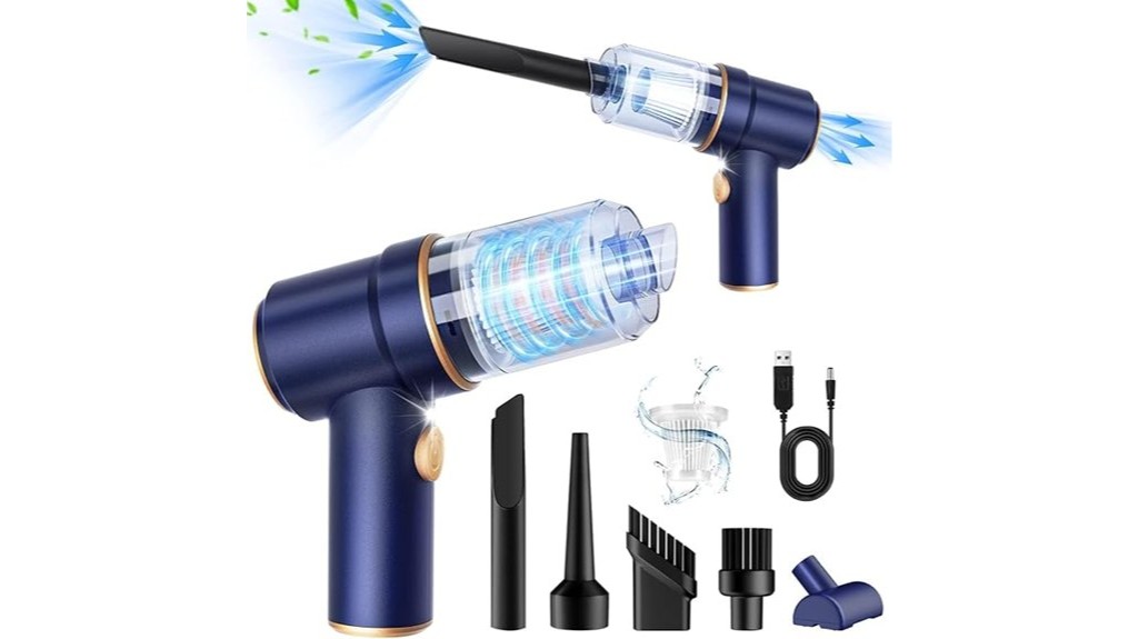 portable vacuum for automotive cleaning