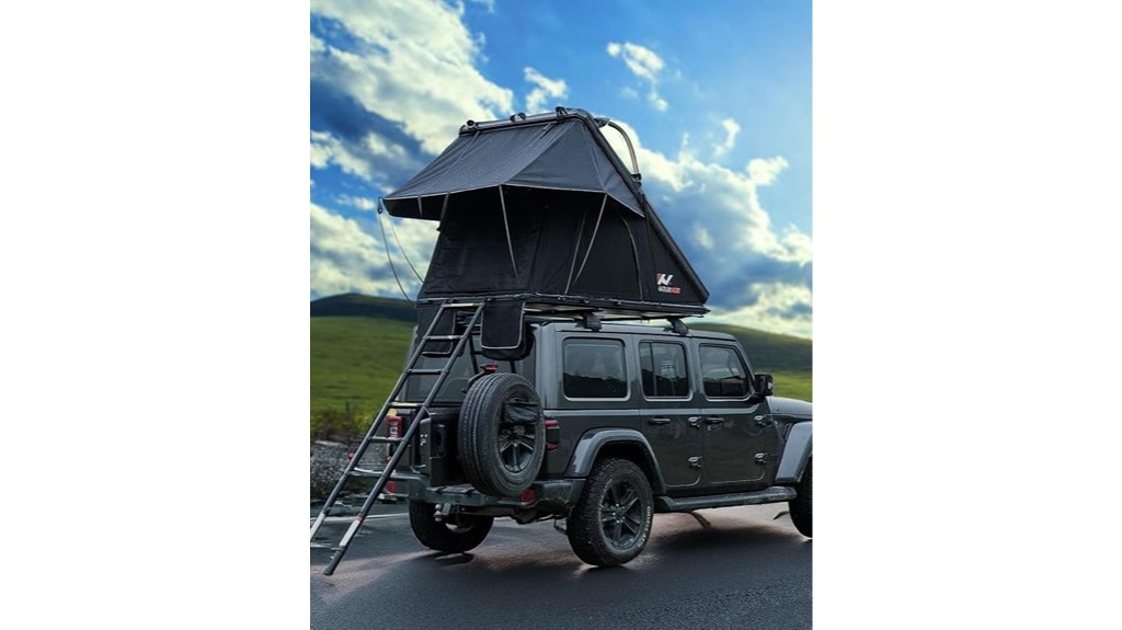 portable vehicle roof shelter