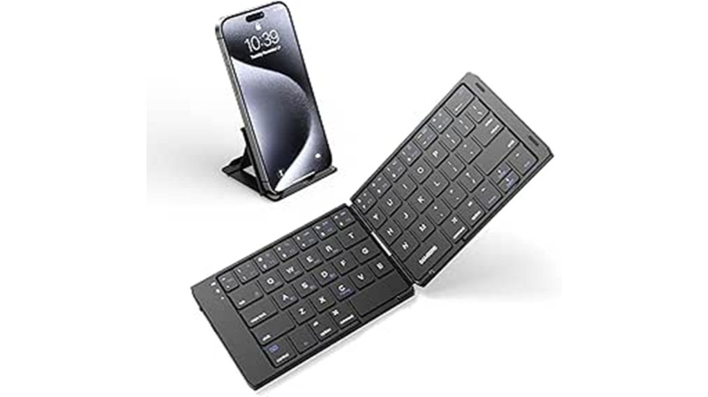 portable wireless foldable bluetooth keyboard