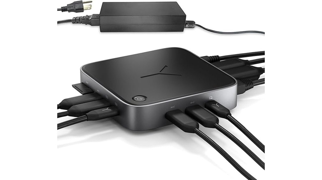 powered charging docking station