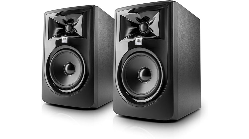 powered studio reference monitor speakers