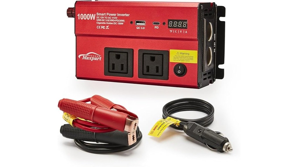 powerful 1000 watt car inverter