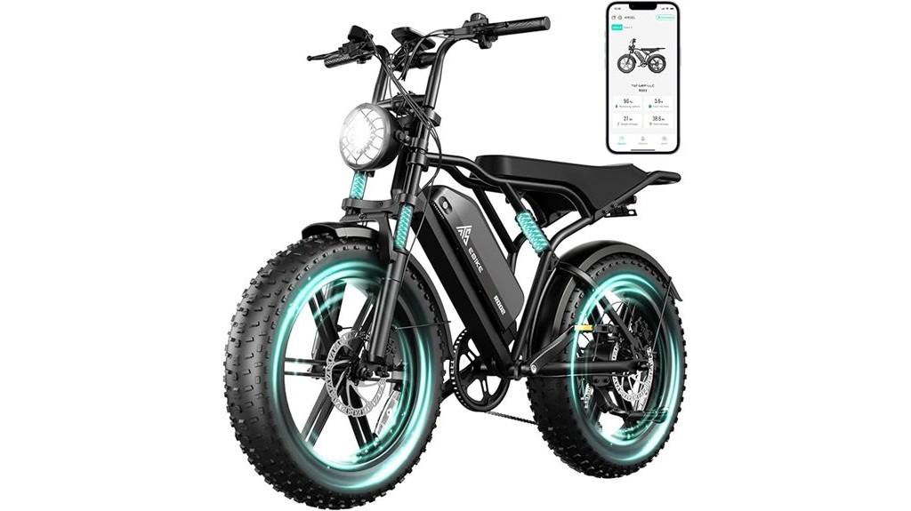 powerful all terrain electric fat tire bike
