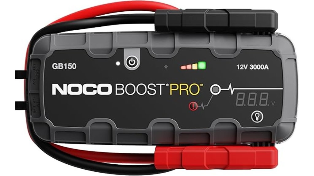 powerful battery jump starter device