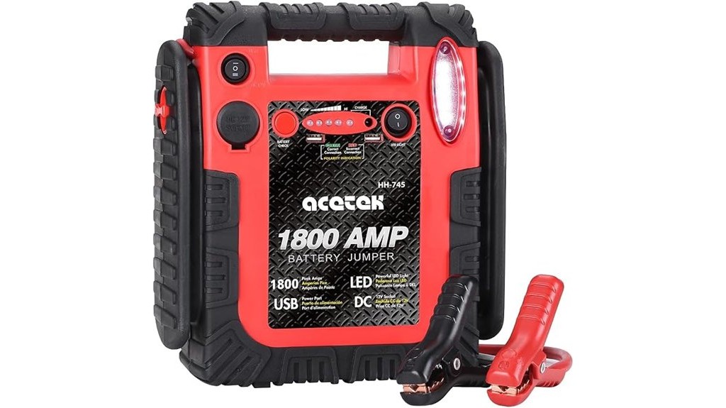 powerful car battery jump starter