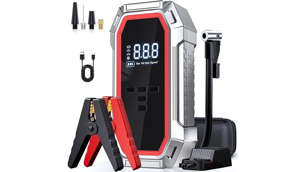 powerful car battery jump starter