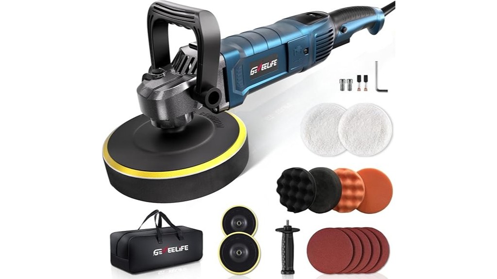 powerful car polishing and waxing device
