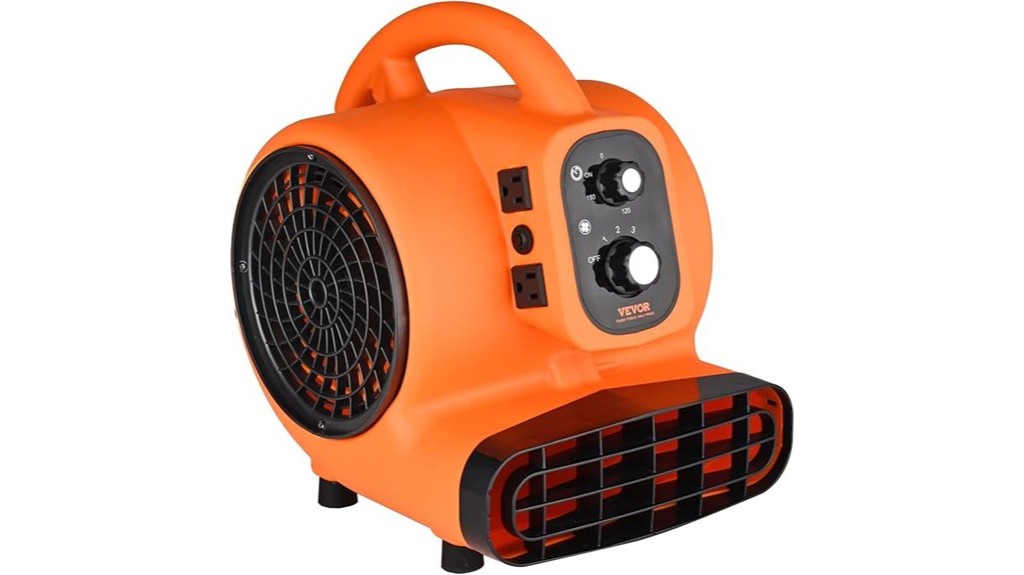 powerful carpet drying air mover