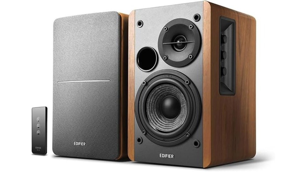 powerful compact bookshelf friendly speakers