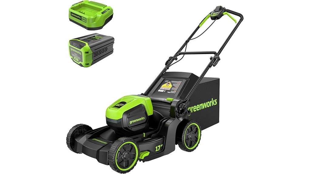powerful cordless electric push lawn mower