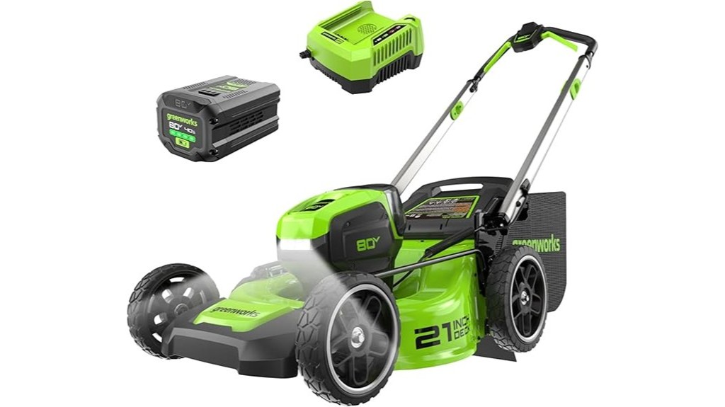 powerful cordless lawn mower