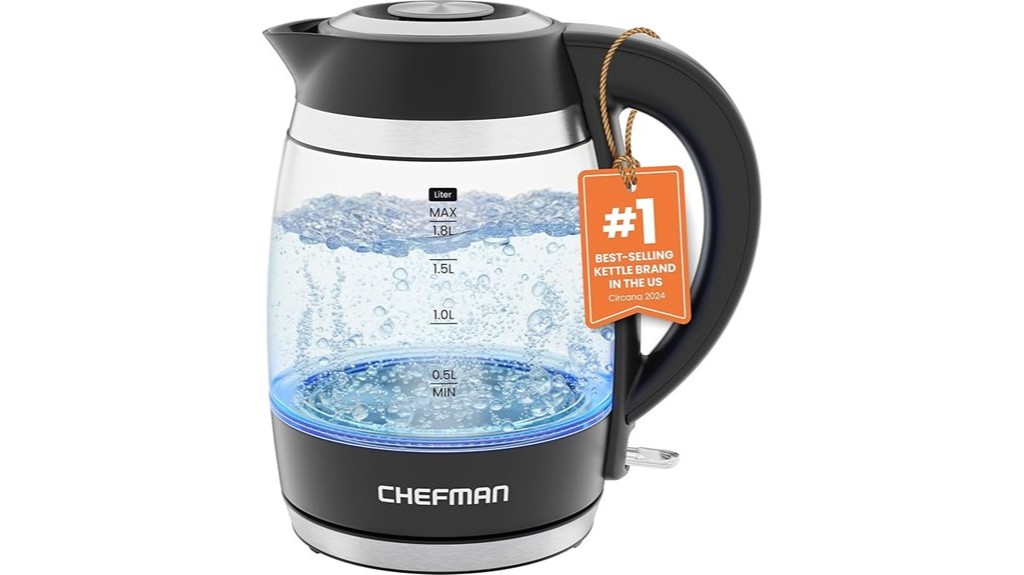powerful electric kettle 1 8 liter capacity