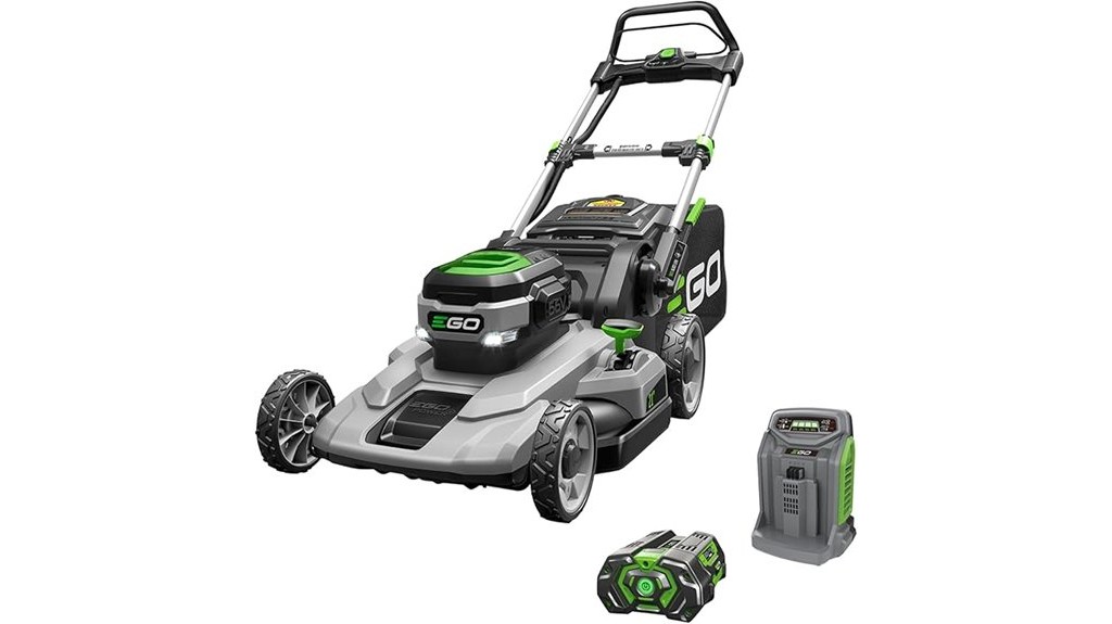 powerful electric lawn mower