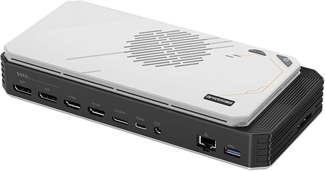 powerful external gpu docking station