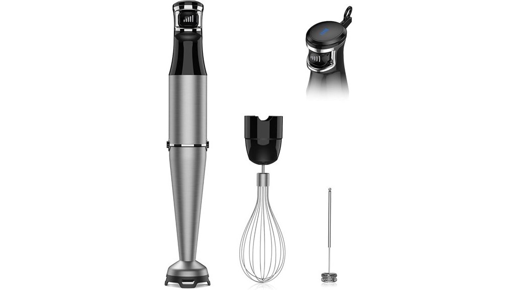 powerful handheld immersion blender corded