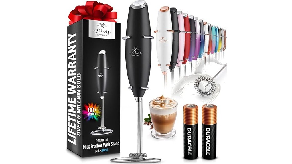 powerful milk frothing kitchen appliance
