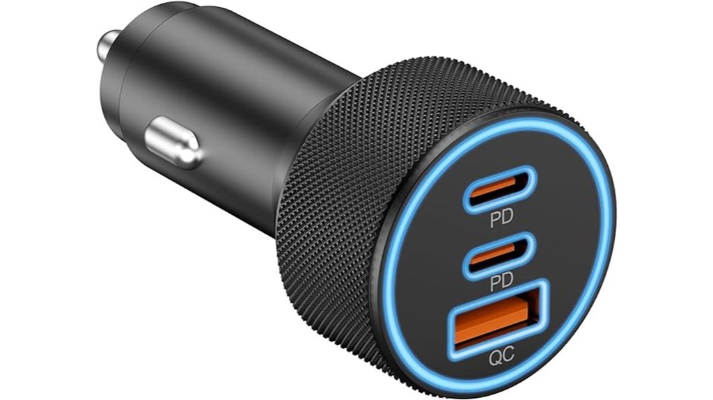 powerful multi port car usb charger