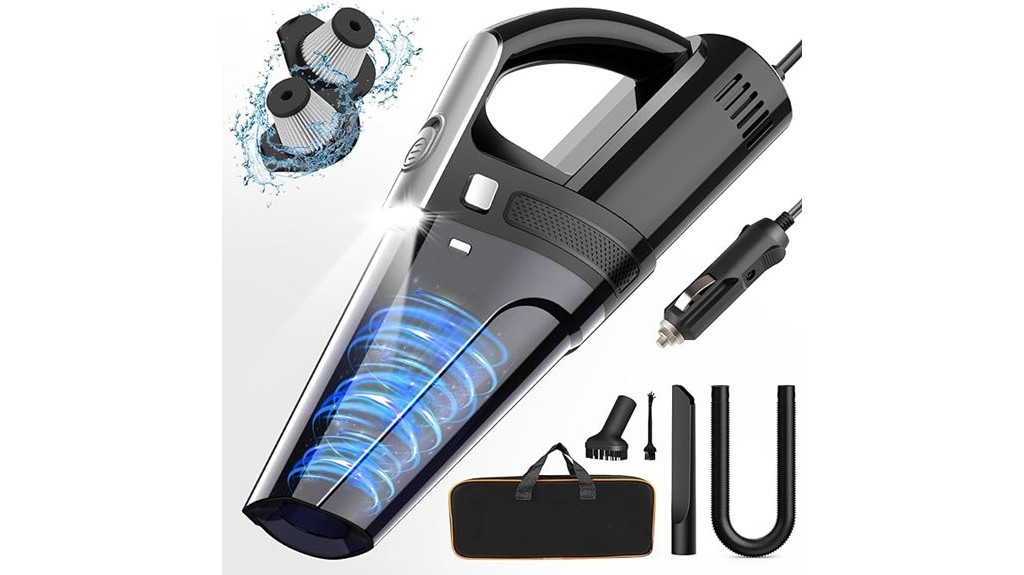 powerful portable car vacuum cleaner