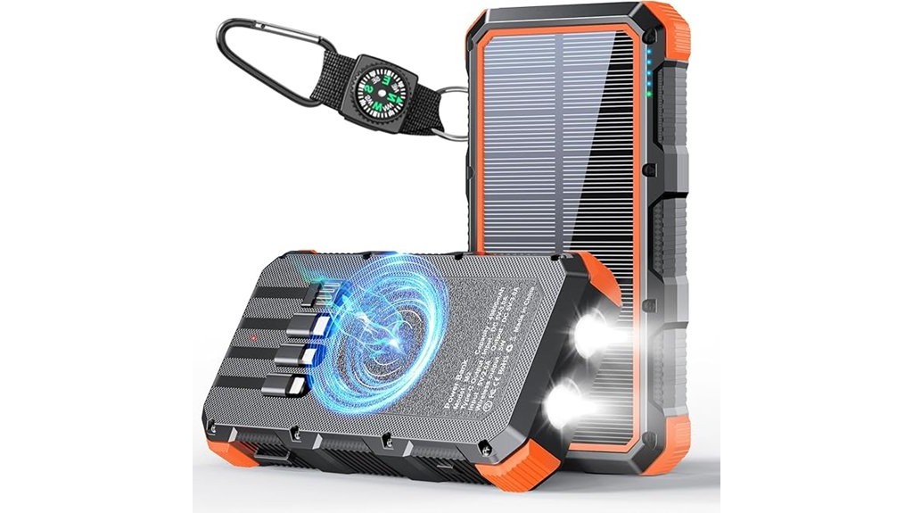 powerful portable solar charging device