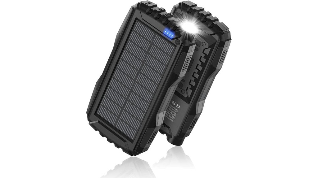 powerful portable solar powered charging device