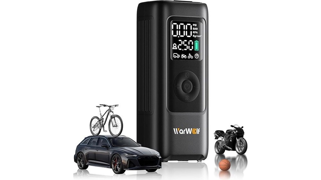 powerful portable tire inflation compressor