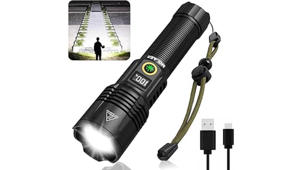 powerful rechargeable led flashlights