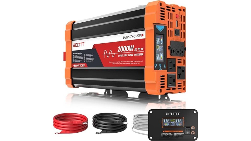 powerful sine wave inverter for vehicles