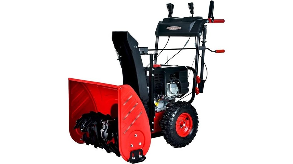 powerful two stage self propelled snow blower