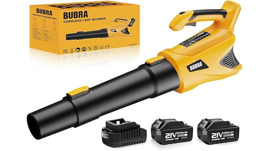 powerful versatile cordless leaf blower