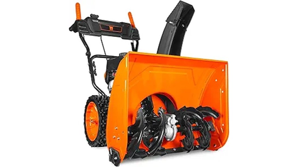 powerful versatile snow clearing gas powered blower