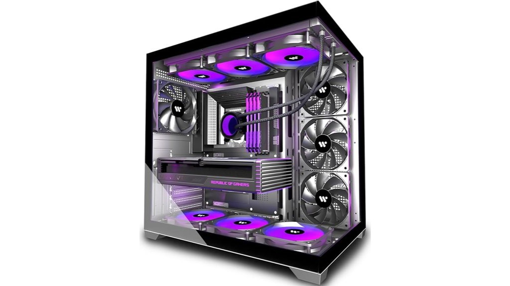 pre installed pc case fans