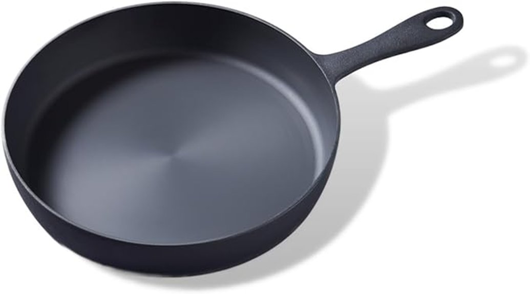 pre seasoned cast iron frying pan