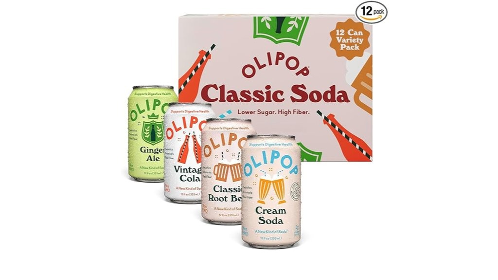 prebiotic soda pop variety