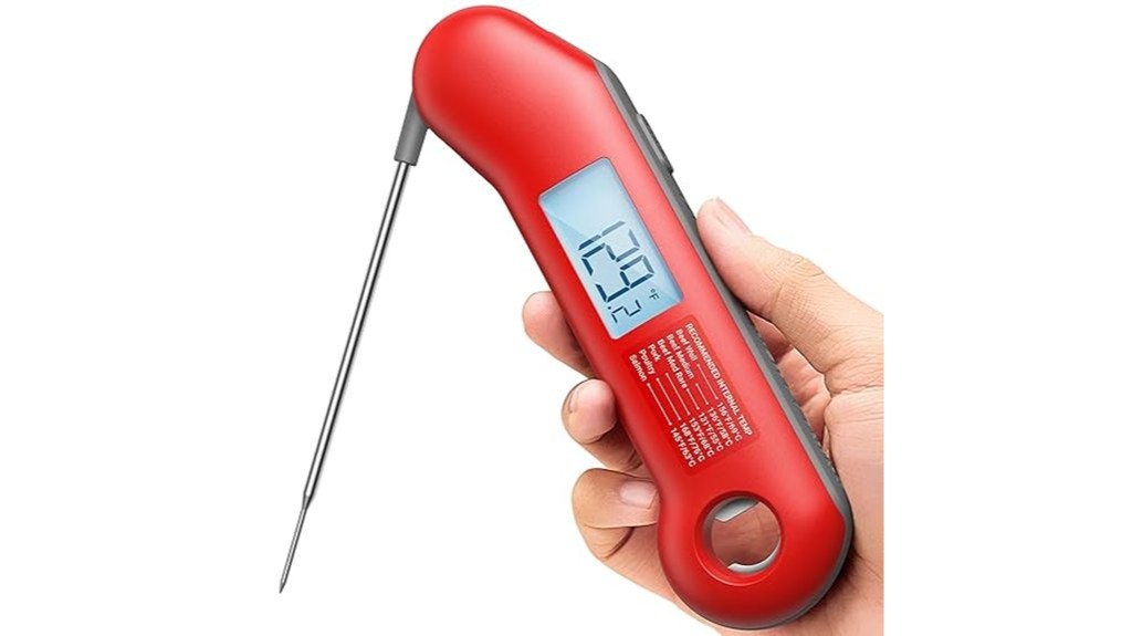 precise digital meat temperature measurement