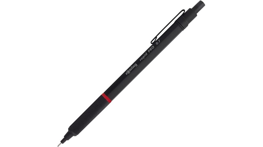 precision mechanical graphite writing instrument