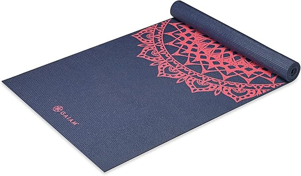 printed yoga mat by gaiam