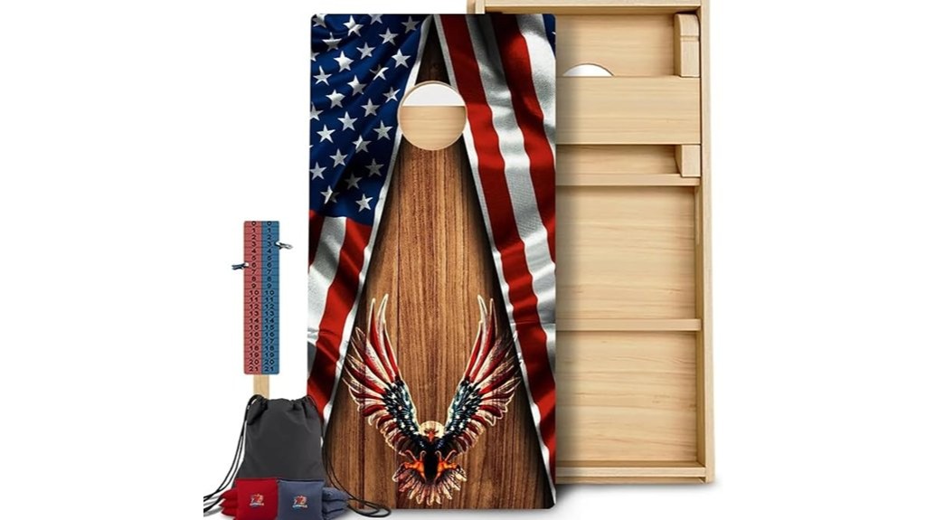 professional cornhole competition set