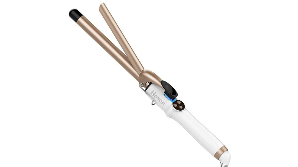 professional curling iron size