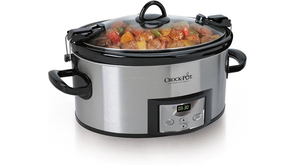 programmable six quart slow cooker