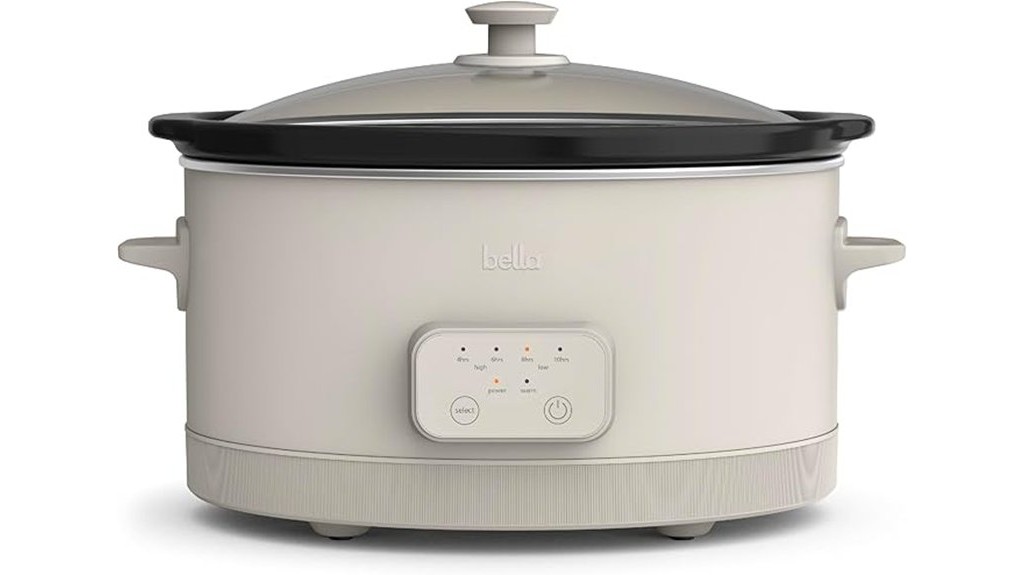 programmable slow cooker with six quarts