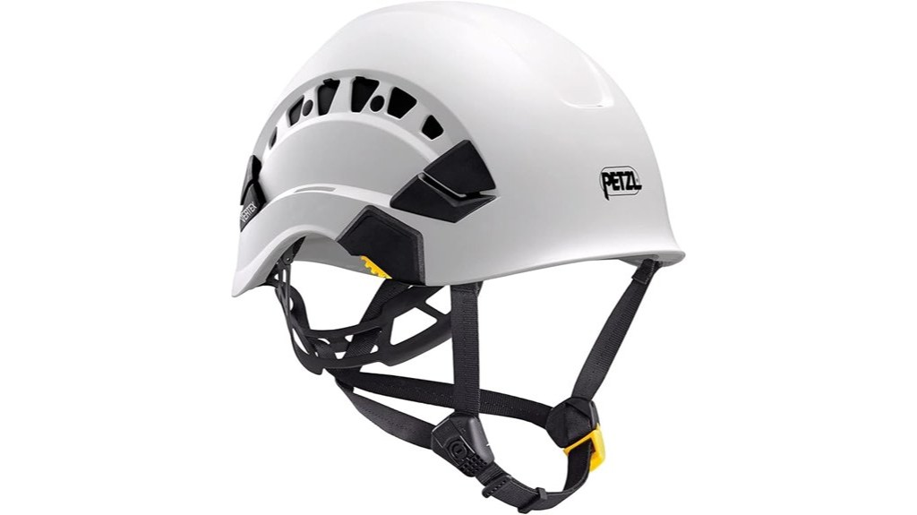 protective white helmet for ventilation