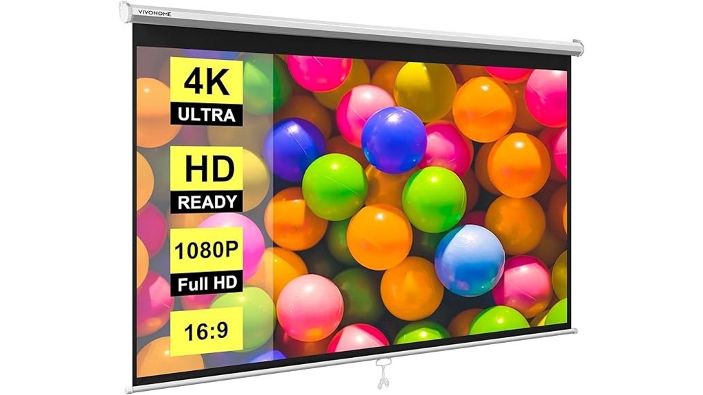 pull down projector screen