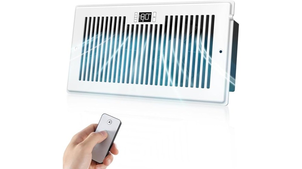 quiet ac vent booster fan
