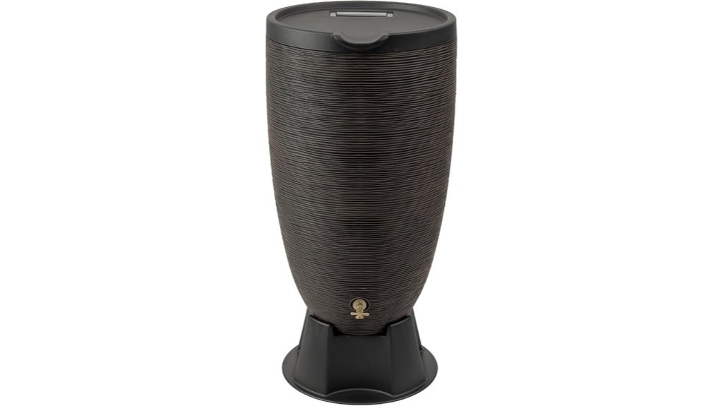 rain barrel with stand
