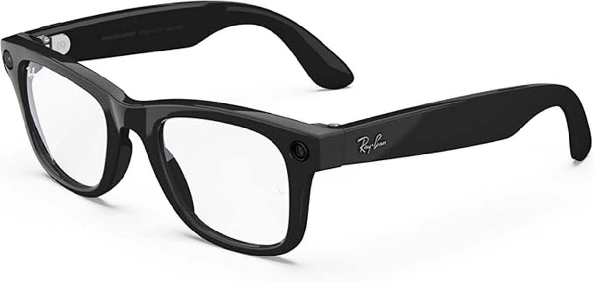 ray ban meta wayfarer glasses