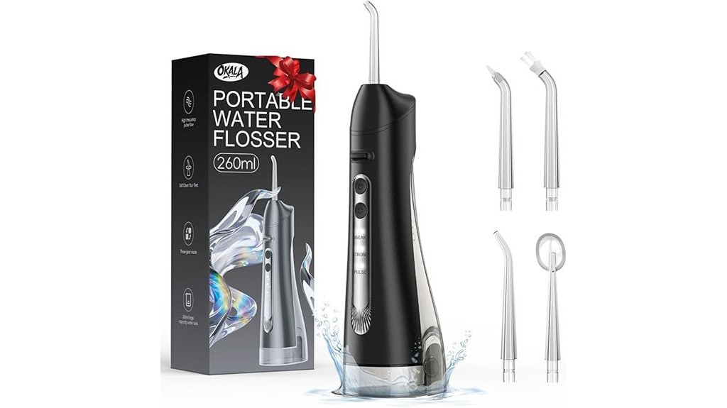 rechargeable electric dental water flosser