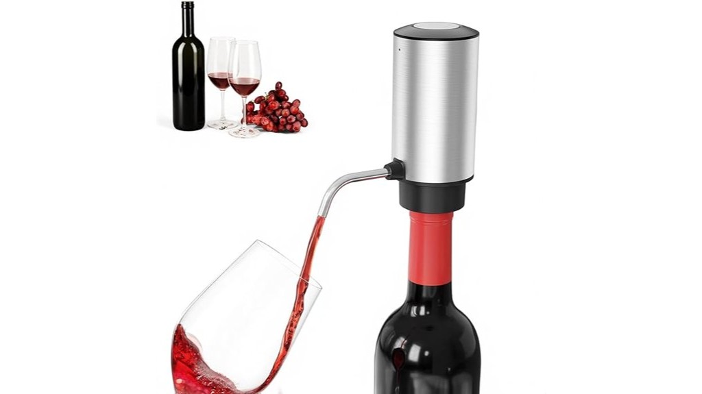 rechargeable electric wine bottle dispenser