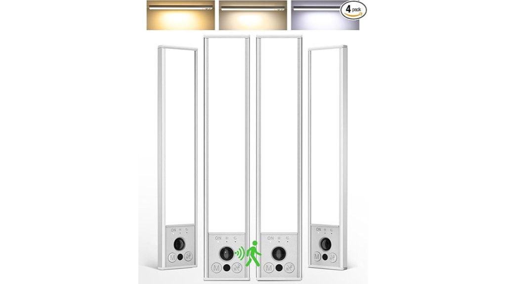 rechargeable motion sensing under cabinet lights