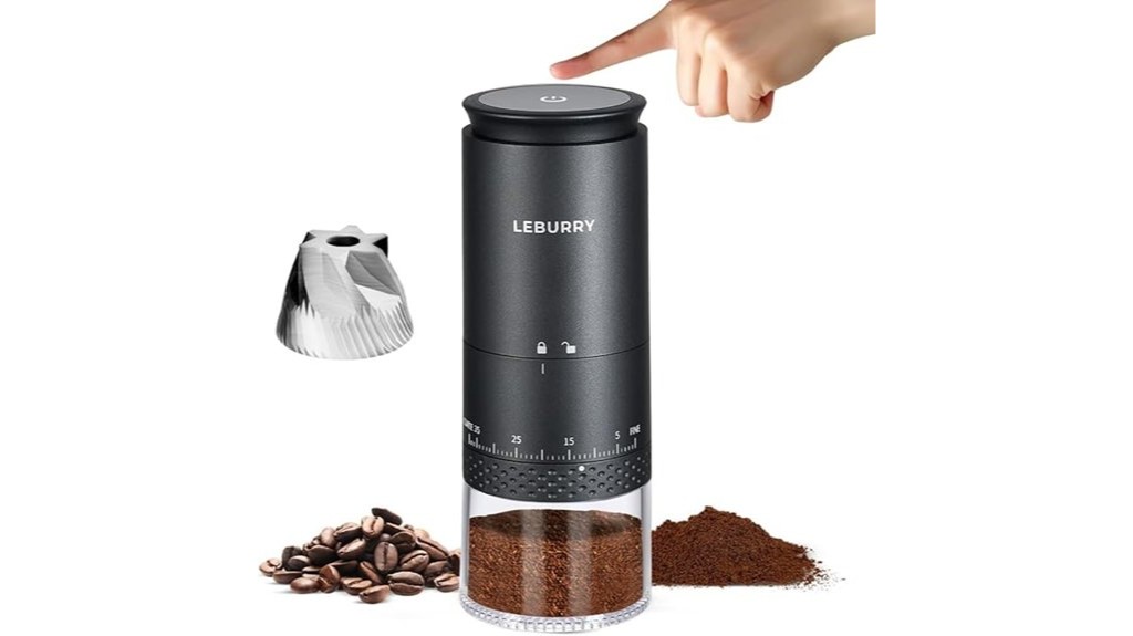 rechargeable stainless steel adjustable grinder